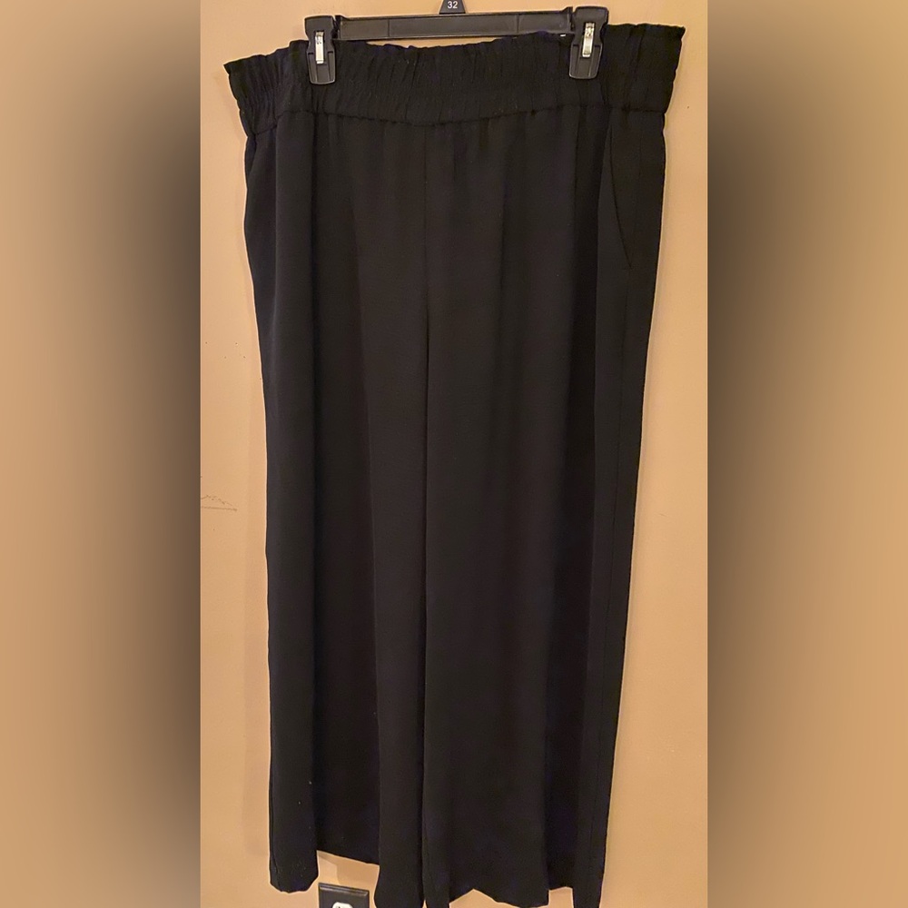 Nine West Black Wide-Leg Pants